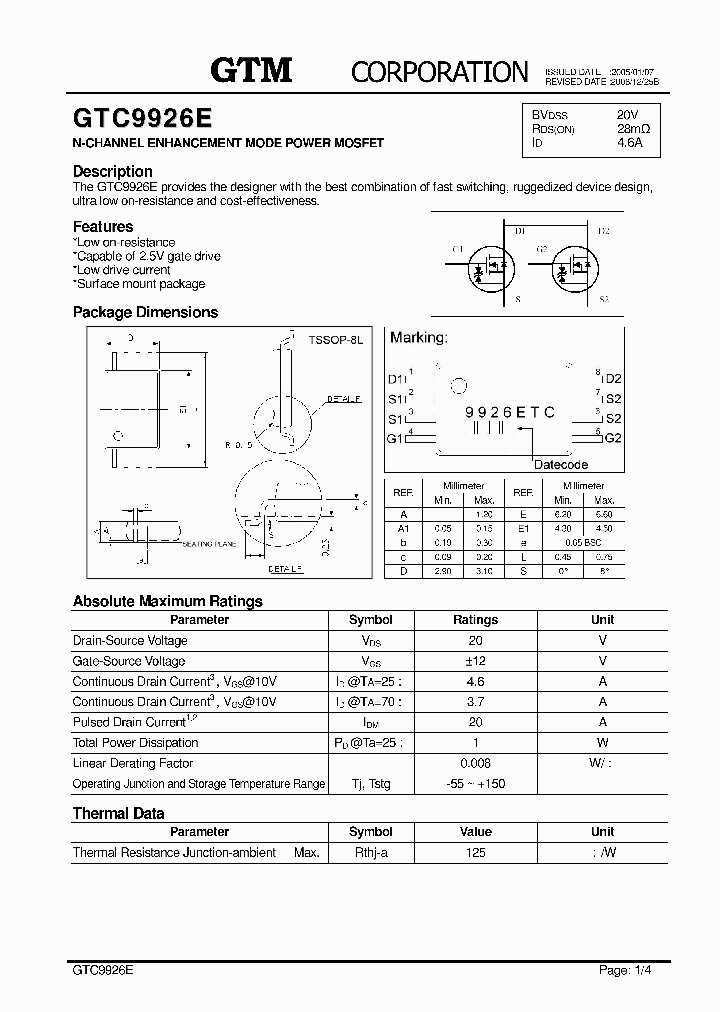 GTC9926E_4718919.PDF Datasheet