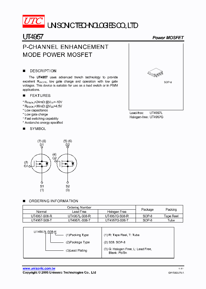 UT4957G-S08-R_4722401.PDF Datasheet