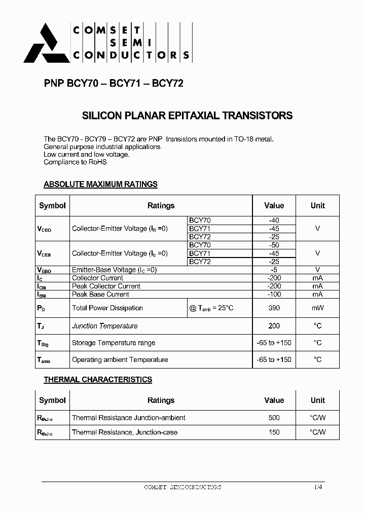 BCY72_4725944.PDF Datasheet