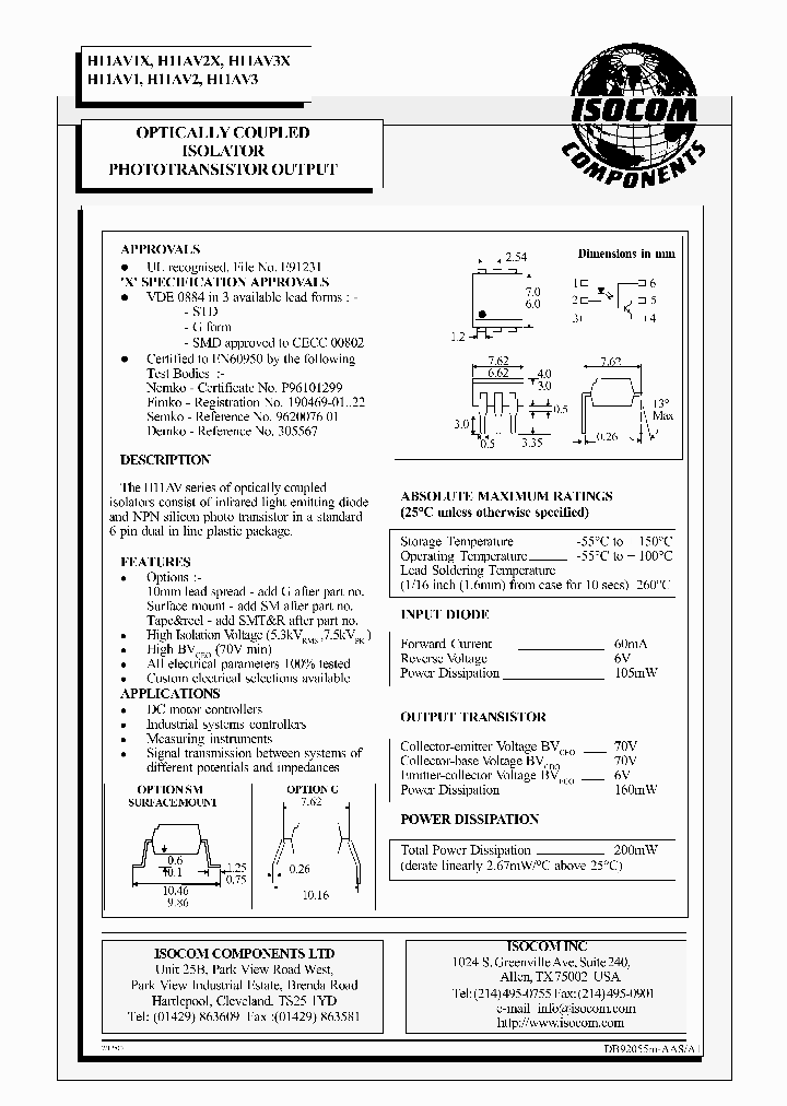 H11AV3XG_4731253.PDF Datasheet