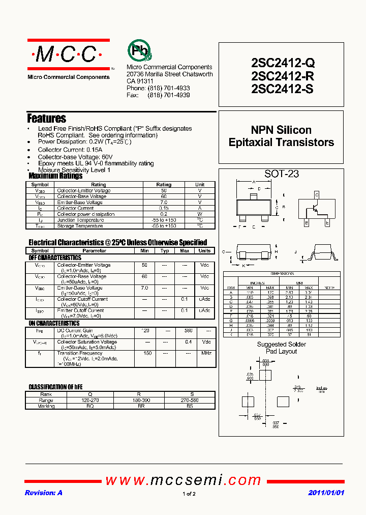 2SC2412-Q_4739729.PDF Datasheet