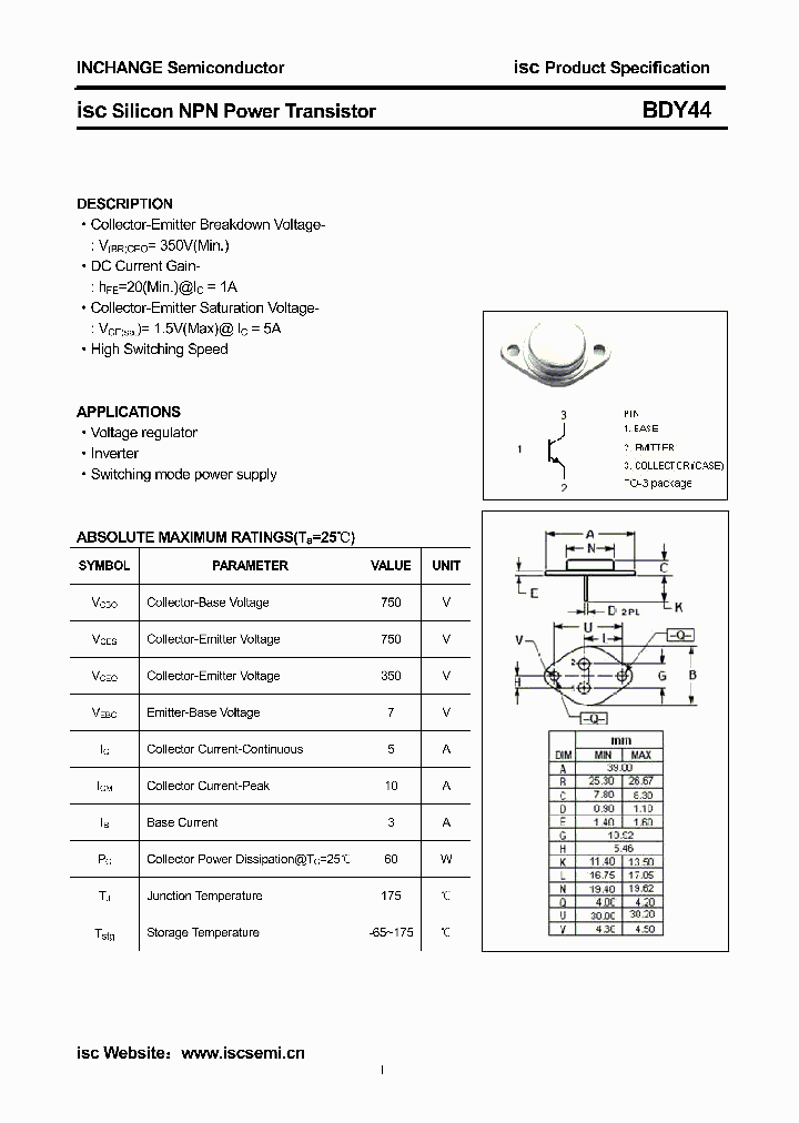 BDY44_4739912.PDF Datasheet