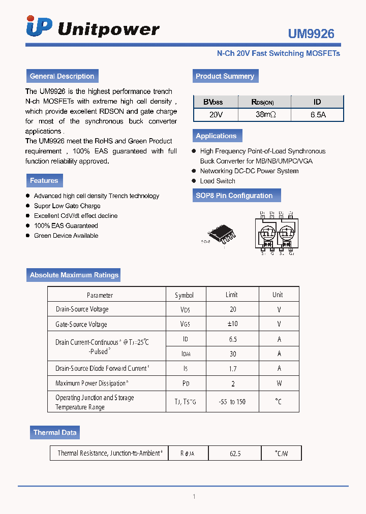 UM9926_4748026.PDF Datasheet