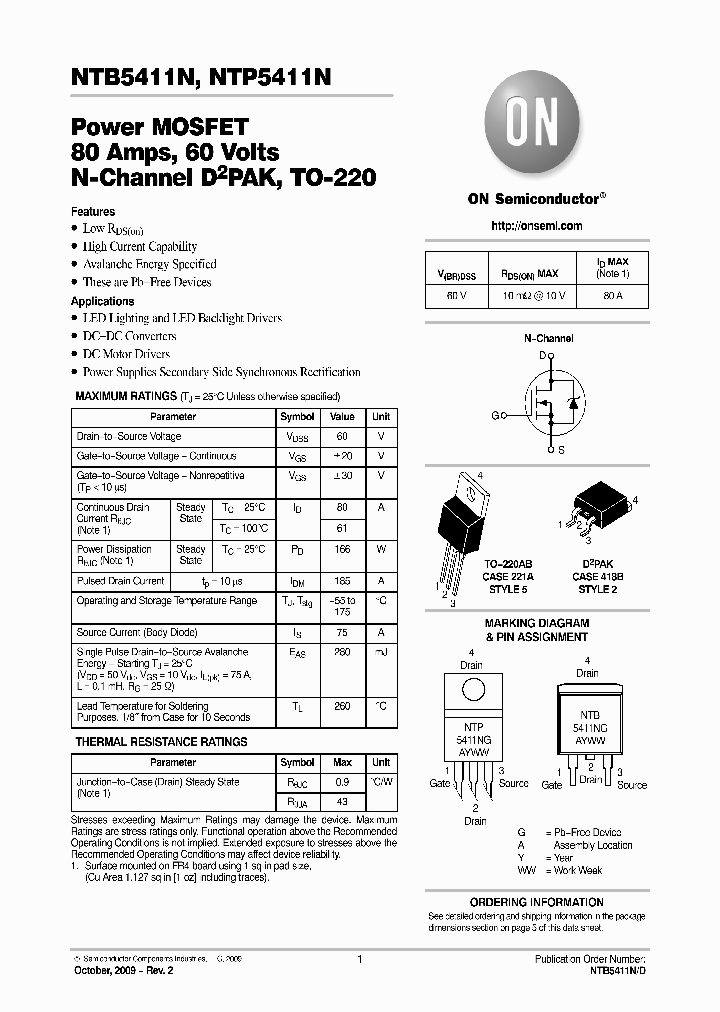 NTB5411NT4G_4753364.PDF Datasheet