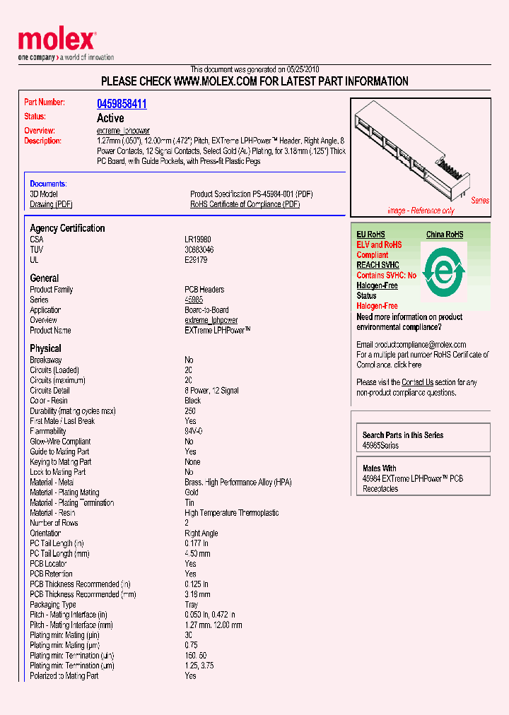 45985-8411_4758070.PDF Datasheet