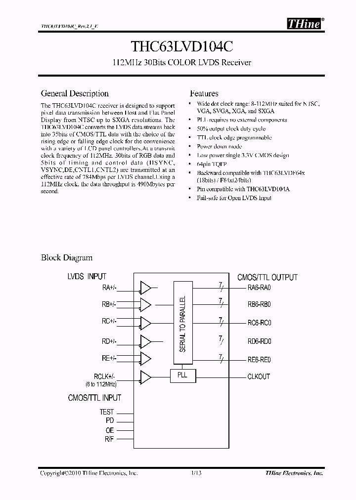 THC63LVD104C_4761776.PDF Datasheet