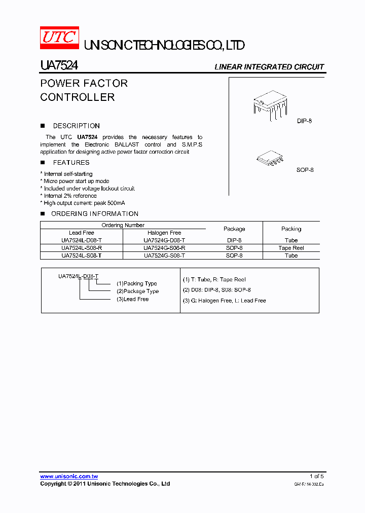 UA7524L-S08-R_4762757.PDF Datasheet