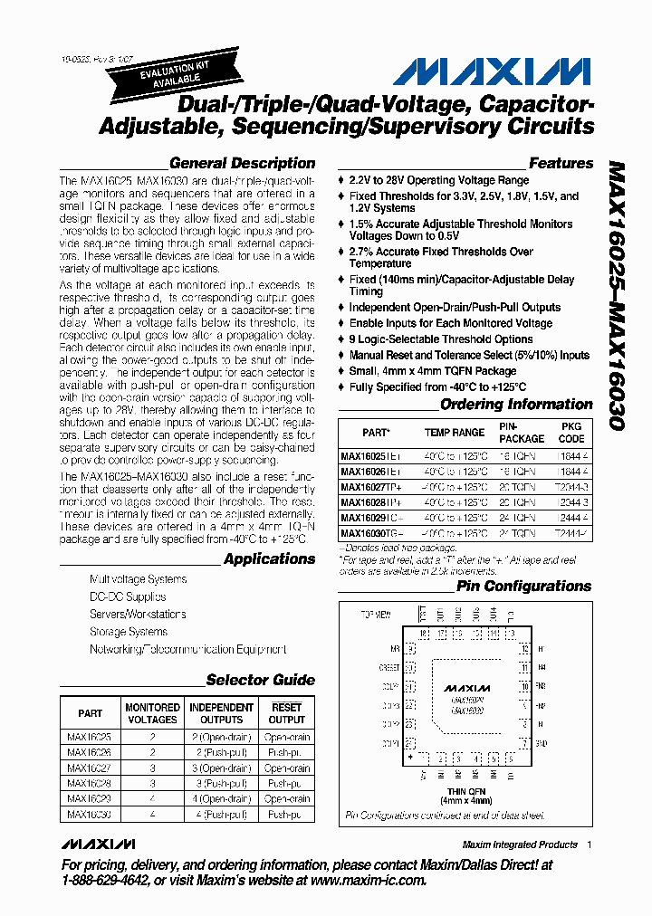 MAX16027TP_4763889.PDF Datasheet