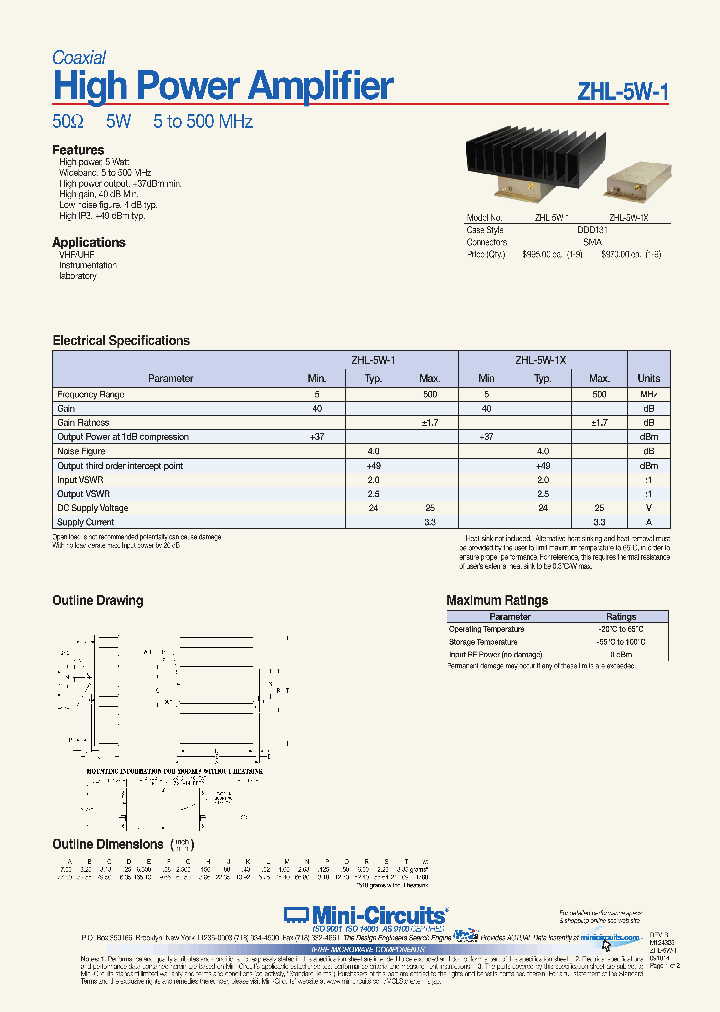 ZHL-5W-1_4764831.PDF Datasheet