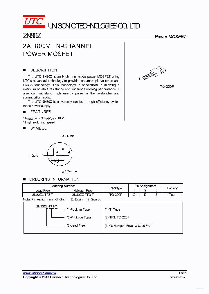 2N80Z_4772603.PDF Datasheet