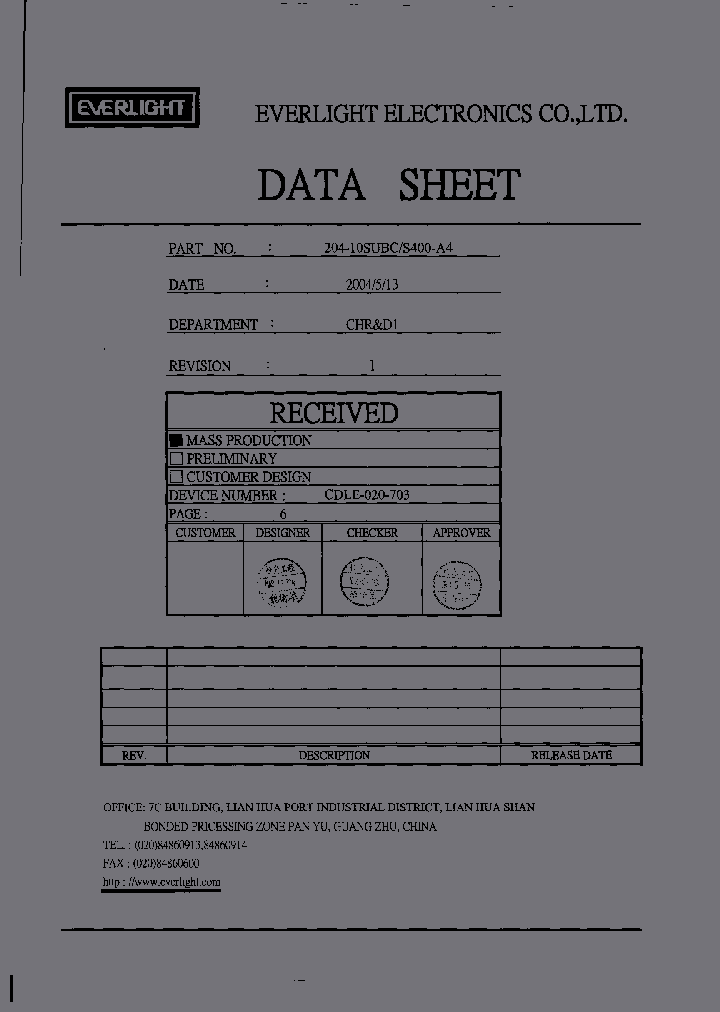 204-10SUBC-S400-A4_4775281.PDF Datasheet