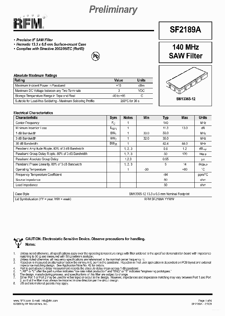 SF2189A_4781386.PDF Datasheet