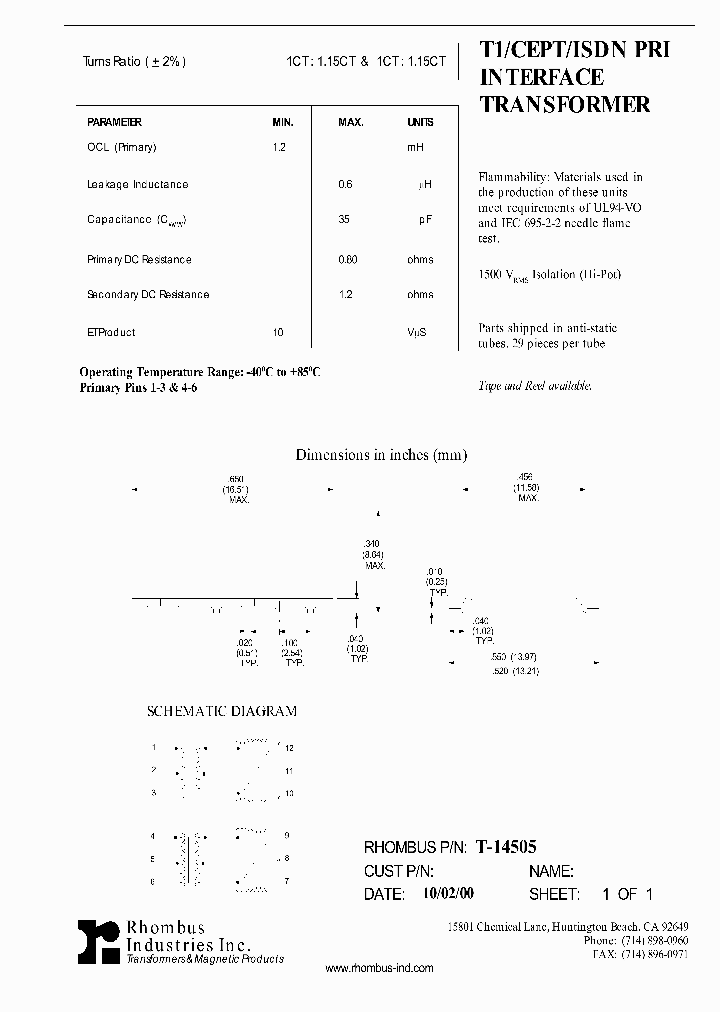 T-14505_4784530.PDF Datasheet