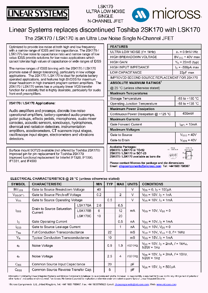 LSK170ASOT-23_4798974.PDF Datasheet