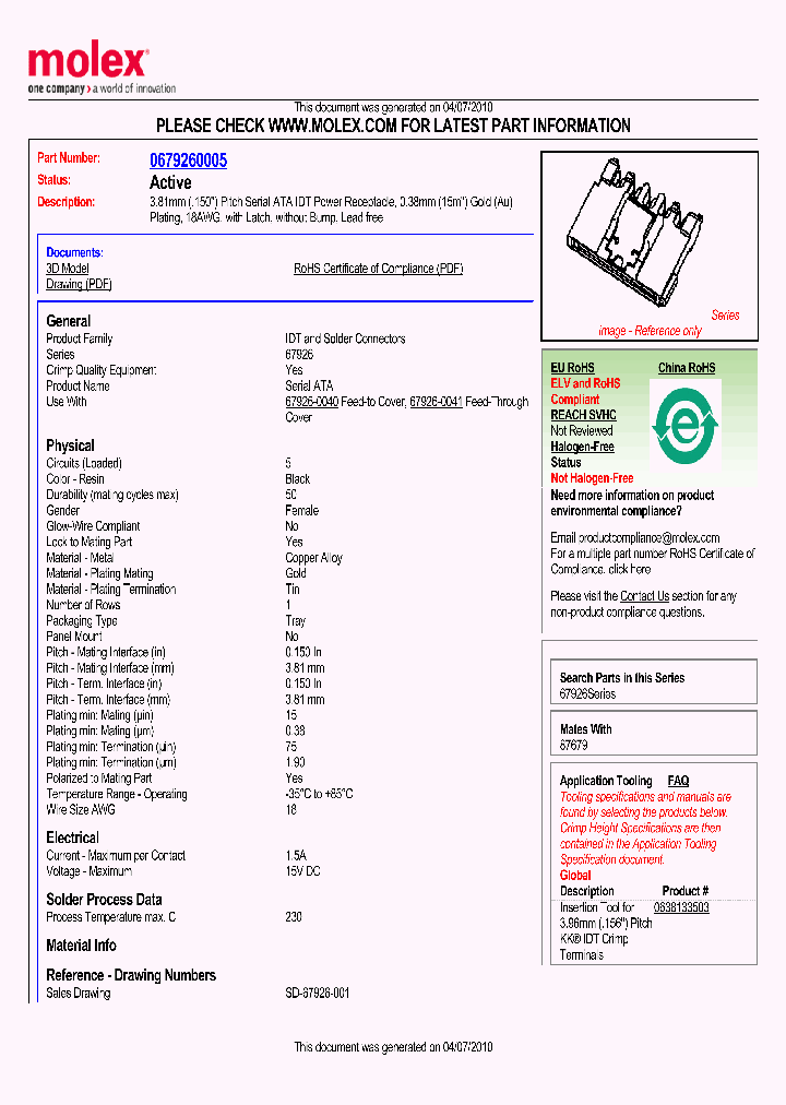 67926-0005_4802914.PDF Datasheet
