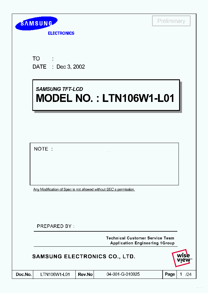 LTN106W1-L01_4811359.PDF Datasheet