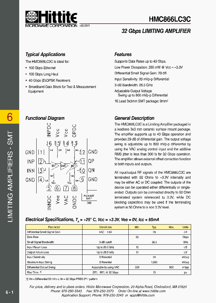 HMC866LC3C11_4816527.PDF Datasheet