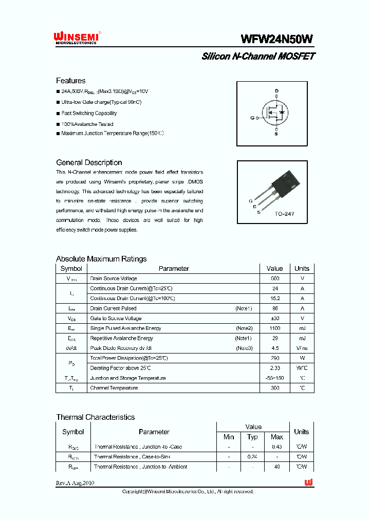 WFW24N50W_4817207.PDF Datasheet