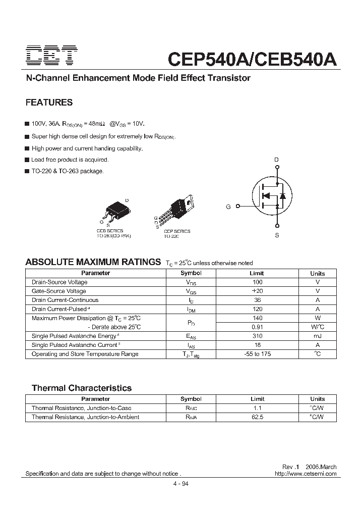 CEP540A_4834974.PDF Datasheet