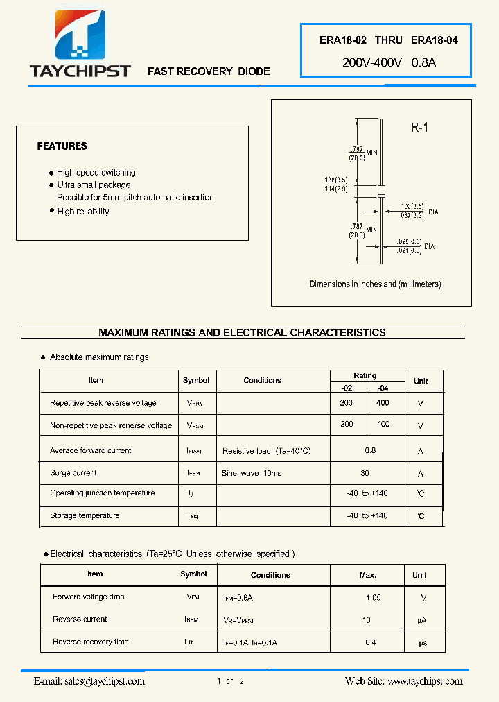 ERA18-04_4835174.PDF Datasheet