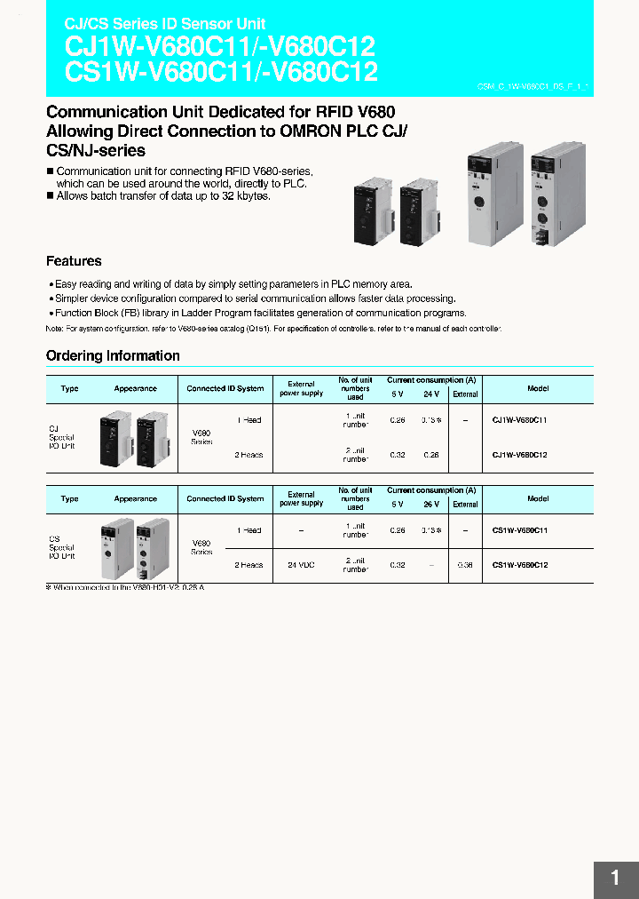 CJ1W-V680C11_4837568.PDF Datasheet