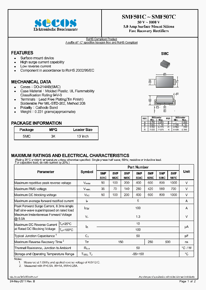 SMF507C_4846623.PDF Datasheet