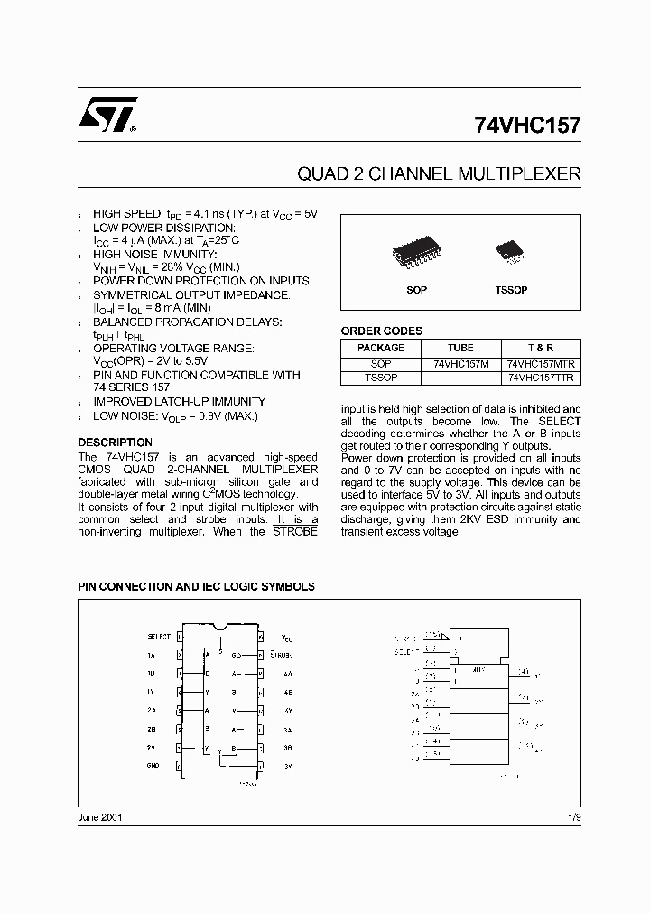 74VHC157TTR_4847646.PDF Datasheet