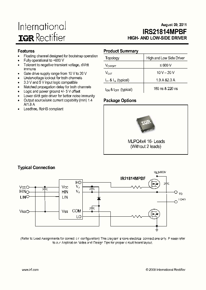 IRS21814MPBF_4849392.PDF Datasheet