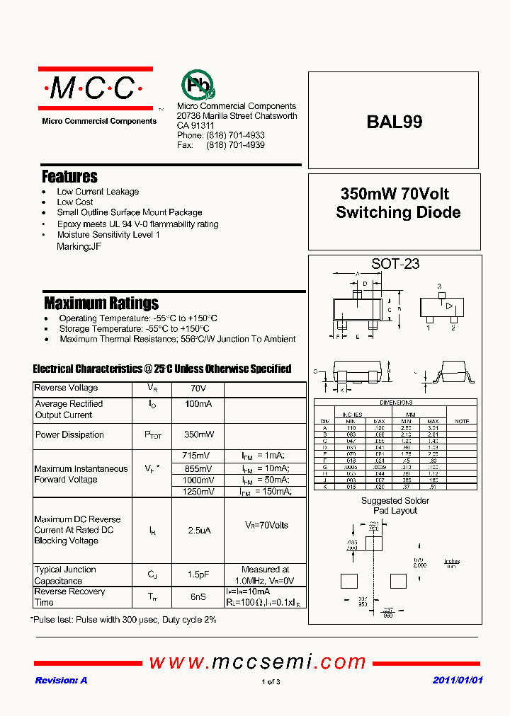 BAL99_4857721.PDF Datasheet