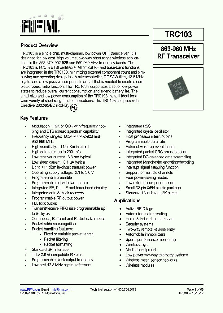 TRC103_4861322.PDF Datasheet