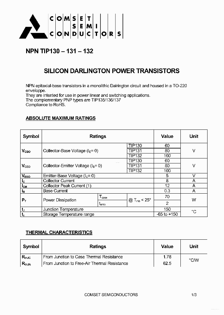 TIP130_4865635.PDF Datasheet