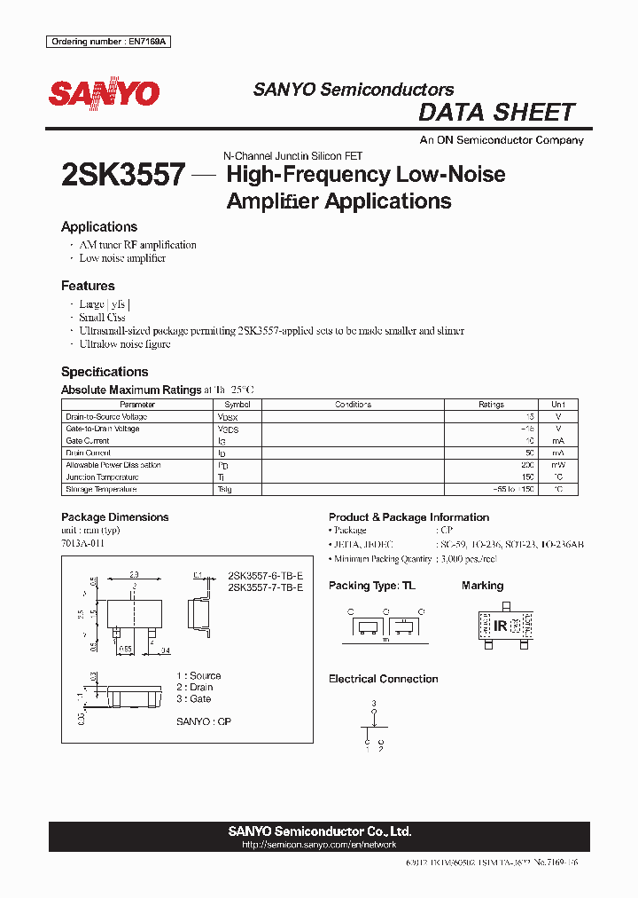 2SK3557-7-TB-E_4866714.PDF Datasheet