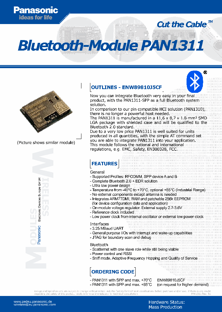 PAN1311_4870842.PDF Datasheet