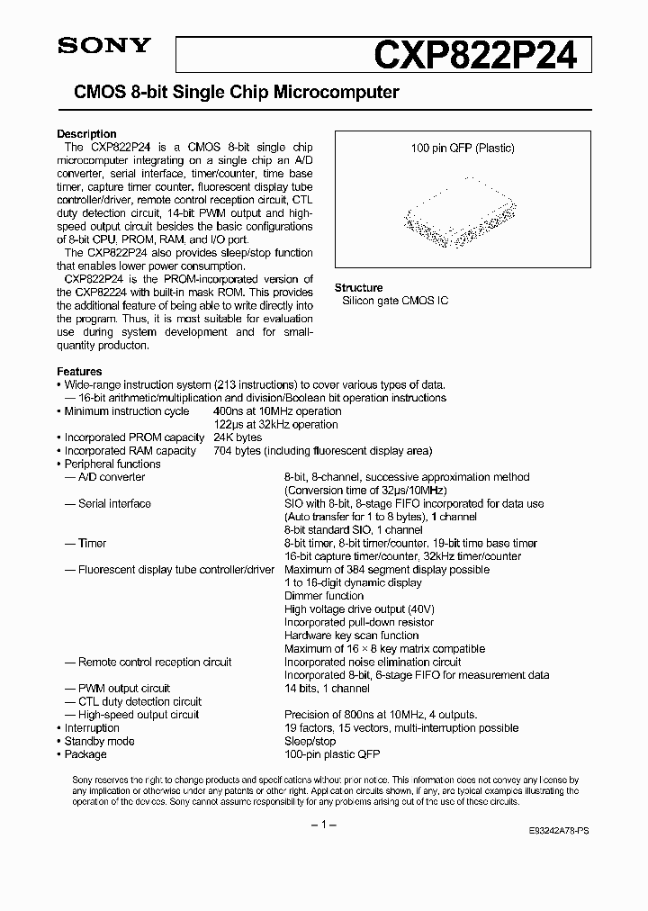 CXP822P24Q-1_4874027.PDF Datasheet