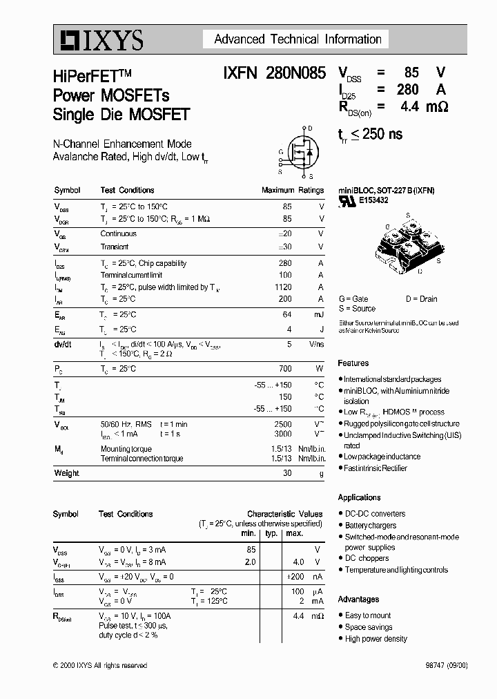 IXFN280N085_4882680.PDF Datasheet