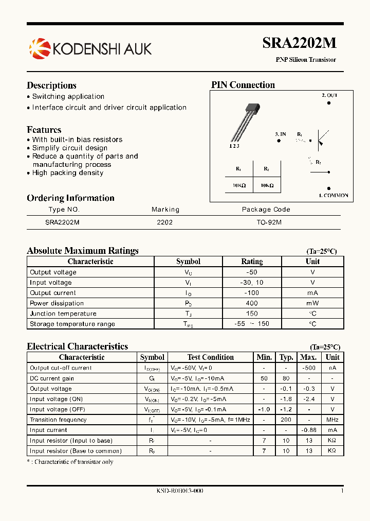 SRA2202M_4893614.PDF Datasheet