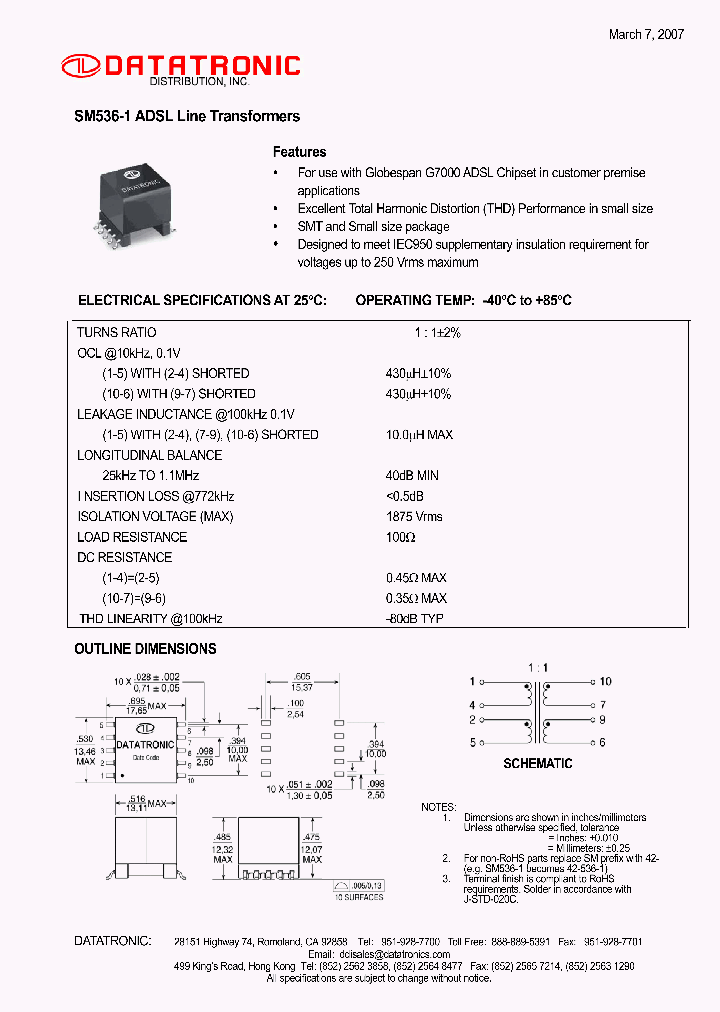 SM536-1_4901781.PDF Datasheet