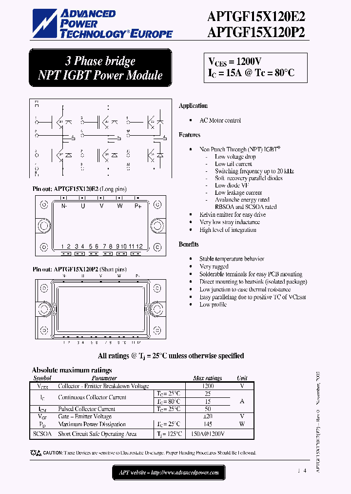 APTGF15X120E2_4903827.PDF Datasheet