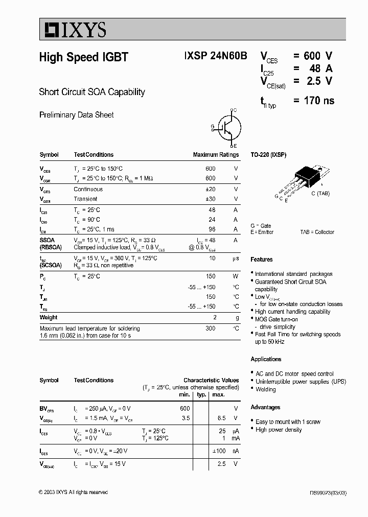 IXSP24N60B_4927535.PDF Datasheet