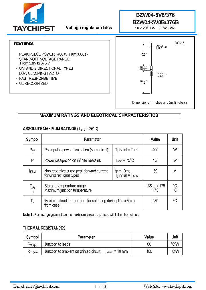 BZW04-299B_4935157.PDF Datasheet