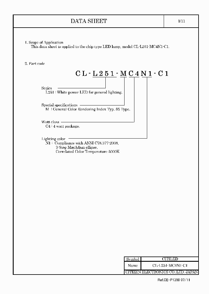 CL-L251-MC4N2-C1_4948452.PDF Datasheet