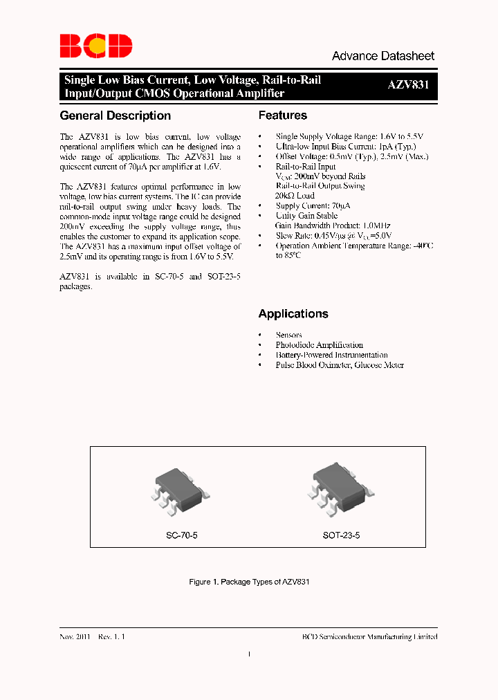 AZV831KSTR-G1_4954659.PDF Datasheet