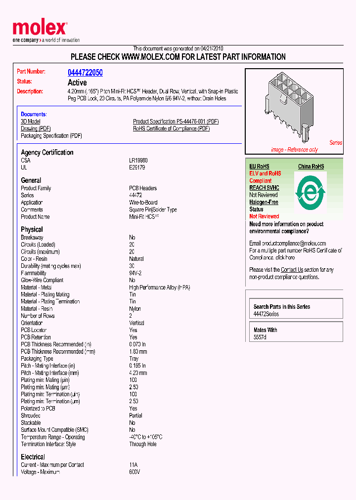 44472-2050_4980101.PDF Datasheet