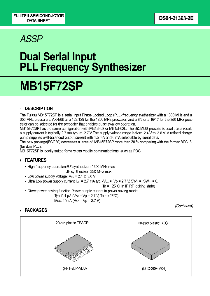 MB15F72SPPV_4992846.PDF Datasheet