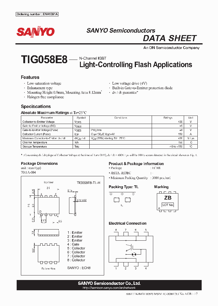 TIG058E8-TL-H_5001927.PDF Datasheet
