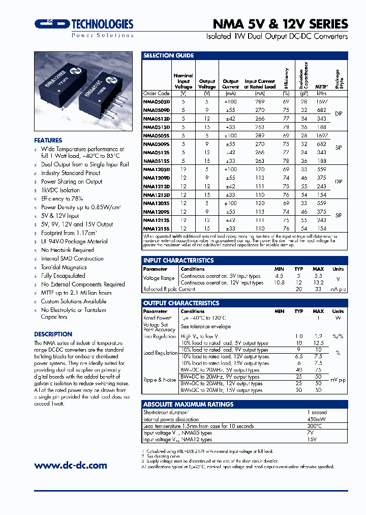 NMA1212D_5005107.PDF Datasheet