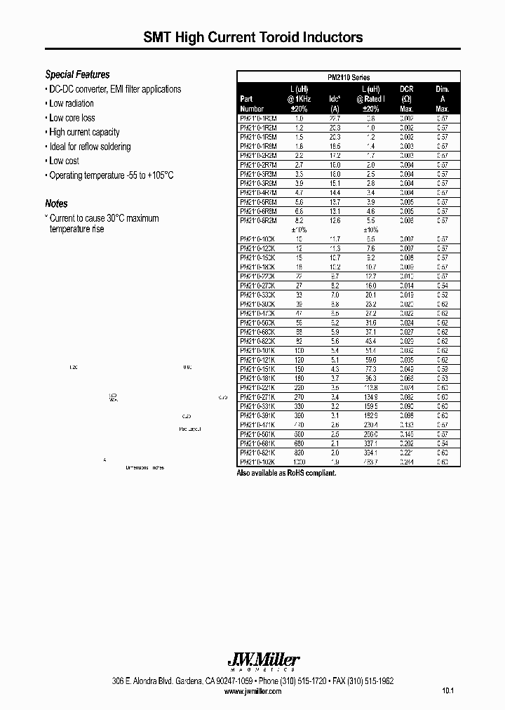 PM2110-2R2M_5024584.PDF Datasheet