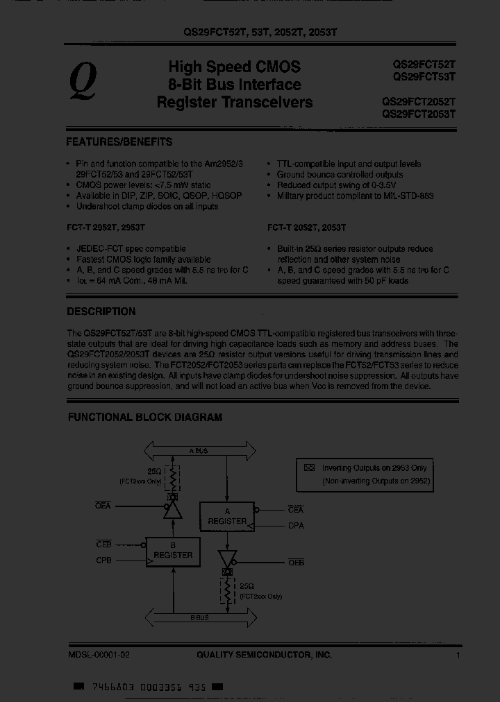 QS29FCT2053BTP_5025130.PDF Datasheet