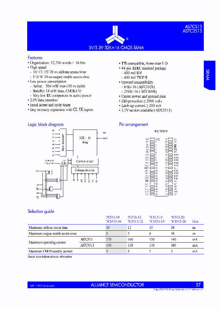 AS7C513_5097743.PDF Datasheet