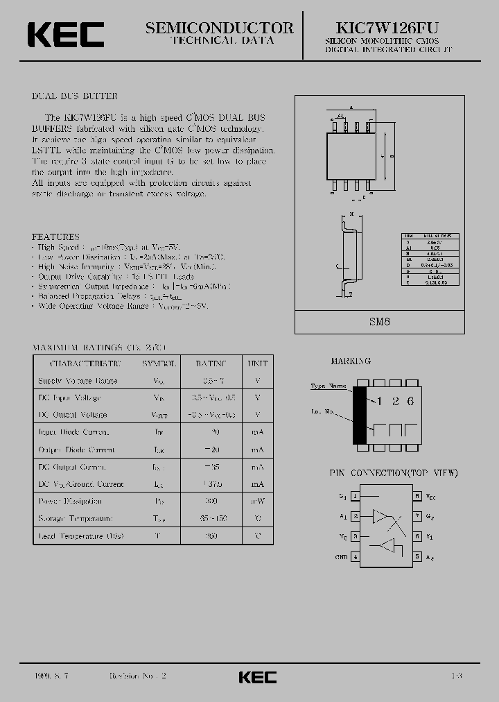 KIC7W126FU_5100044.PDF Datasheet